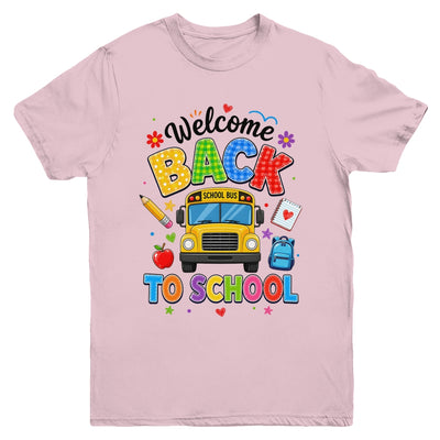 Welcome Back To School Bus Driver First Day Of School Youth Shirt | siriusteestore