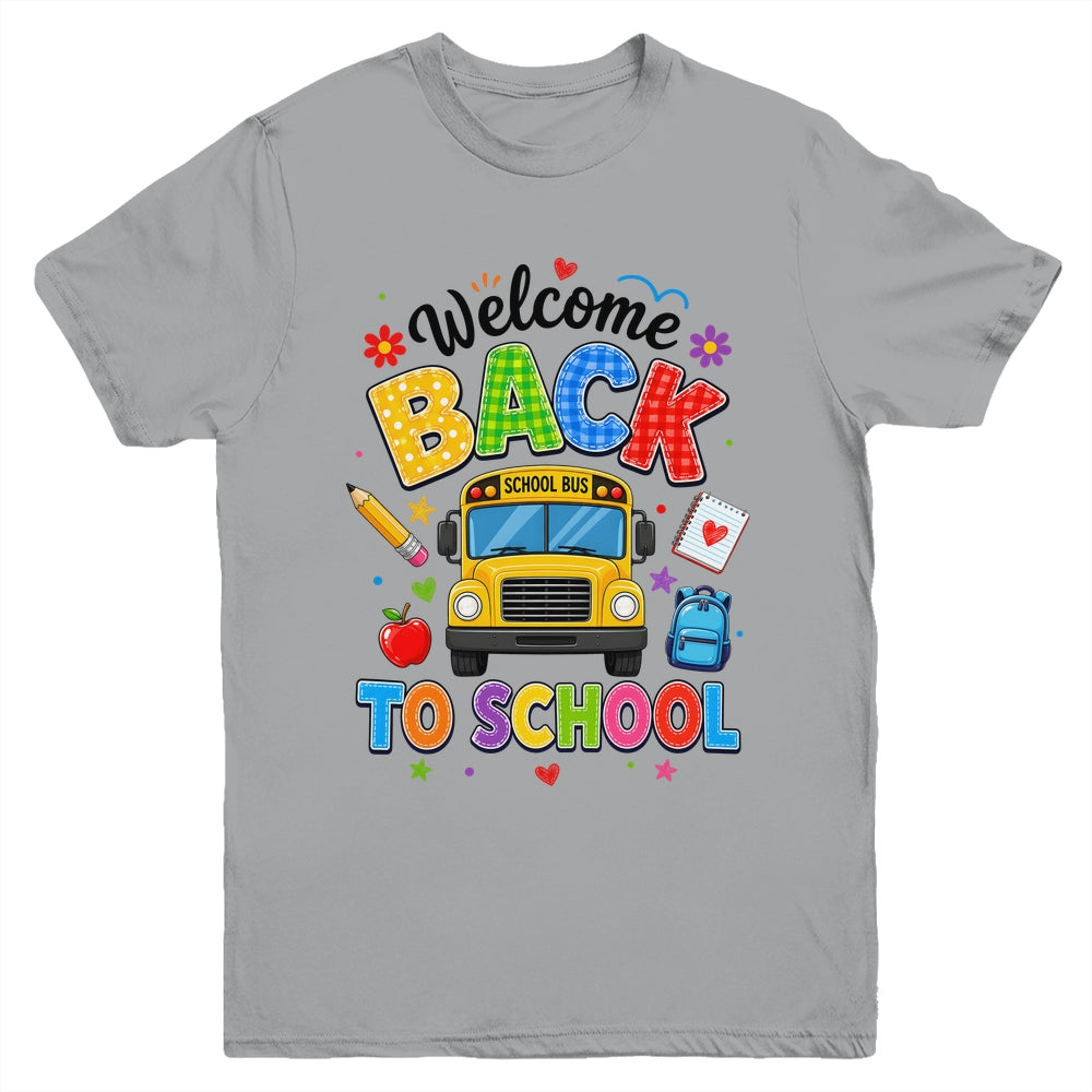 Welcome Back To School Bus Driver First Day Of School Youth Shirt | siriusteestore