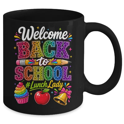 Welcome Back To School Lunch Lady Cafeteria Staff Leopard Mug | siriusteestore