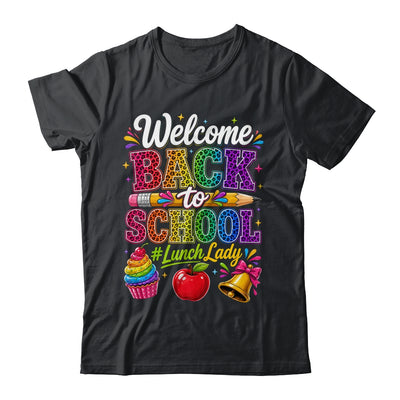 Welcome Back To School Lunch Lady Cafeteria Staff Leopard Shirt & Hoodie | siriusteestore