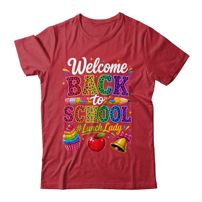 Welcome Back To School Lunch Lady Cafeteria Staff Leopard Shirt & Hoodie | siriusteestore