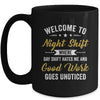 Welcome To Night Shift Funny Professional Workers For Men Mug | siriusteestore