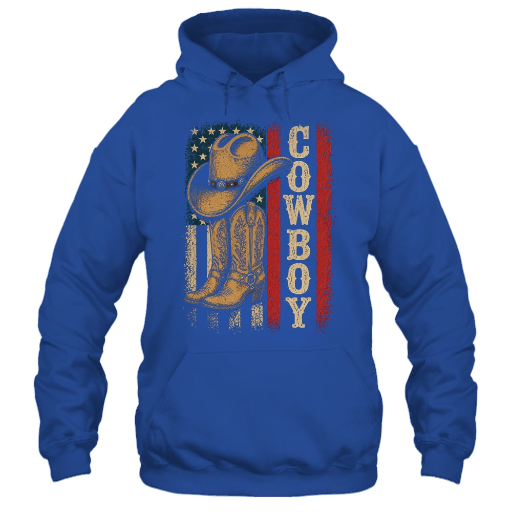 Western Country Men Boy Kid Rodeo Southern Retro Cowboy Shirt & Hoodie | siriusteestore