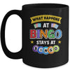 What Happens At Bingo Stays At Bingo Player Game Lover Mug | siriusteestore