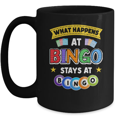 What Happens At Bingo Stays At Bingo Player Game Lover Mug | siriusteestore