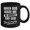 When God Made Me He Said This'll Be Fun Religious Christian Mug | siriusteestore