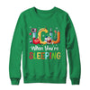 When You're Sleeping Funny ICU Nurse Christmas Santa Xmas Shirt & Sweatshirt | siriusteestore
