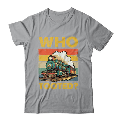 Who Tooted Funny Train For Men Women Vintage Railroad Lover Shirt & Hoodie | siriusteestore