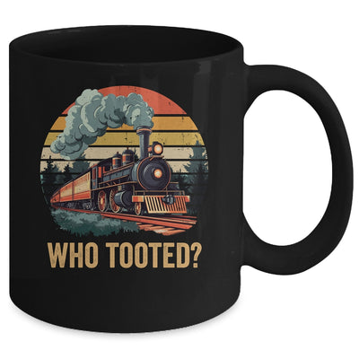 Who Tooted Funny Train Lover Boys Men Collector Railroad Mug | siriusteestore