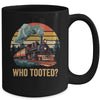 Who Tooted Funny Train Lover Boys Men Collector Railroad Mug | siriusteestore