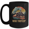 Who Tooted Funny Train Lover Boys Men Collector Railroad Mug | siriusteestore