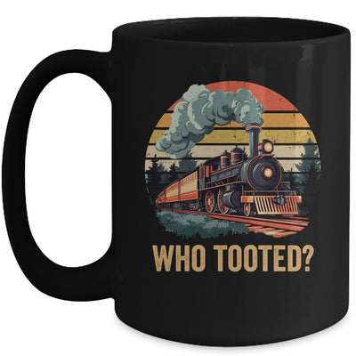 Who Tooted Funny Train Lover Boys Men Collector Railroad Mug | siriusteestore