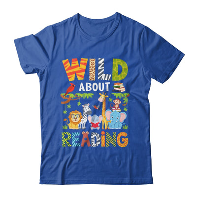 Wild About Reading Kid Love Wild Animal Books Back To School Shirt & Hoodie | siriusteestore