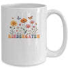 Wildflower Kindergarten Team Floral Teacher Girls Mug | siriusteestore