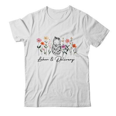 Wildflower Labor And Delivery Nurse Graduation L&D Nurse Shirt & Tank Top | siriusteestore
