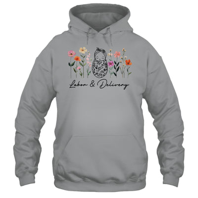 Wildflower Labor And Delivery Nurse Graduation L&D Nurse Shirt & Tank Top | siriusteestore