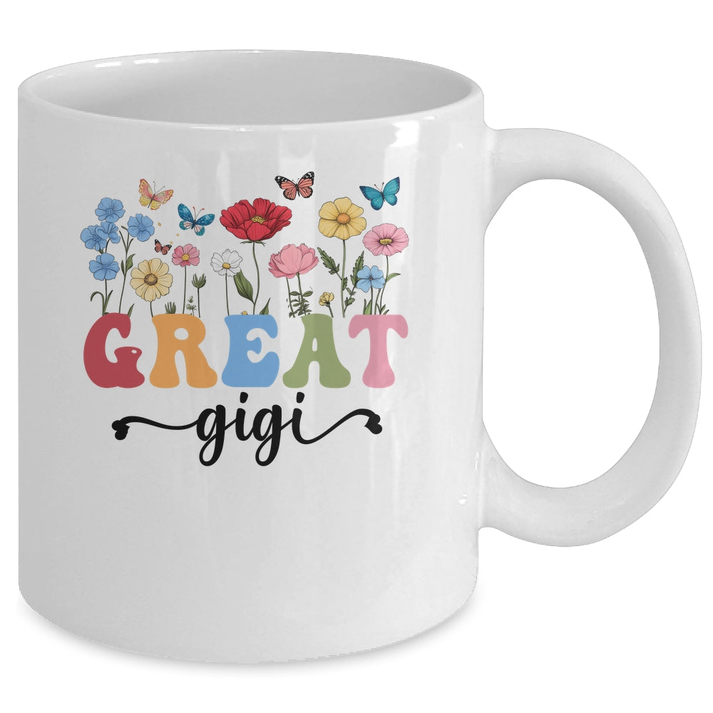 Wildflowers Great Gigi Floral Mother's Day Great Gigi Mug | siriusteestore