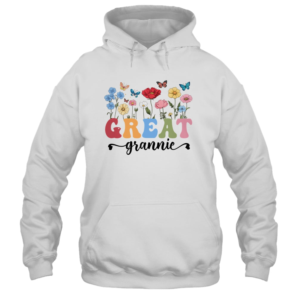 Wildflowers Great Grannie Floral Mother's Day Great Grannie Shirt & Tank Top | siriusteestore