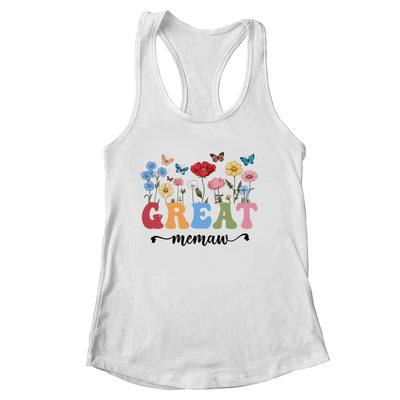 Wildflowers Great Memaw Floral Mother's Day Great Memaw Shirt & Tank Top | siriusteestore