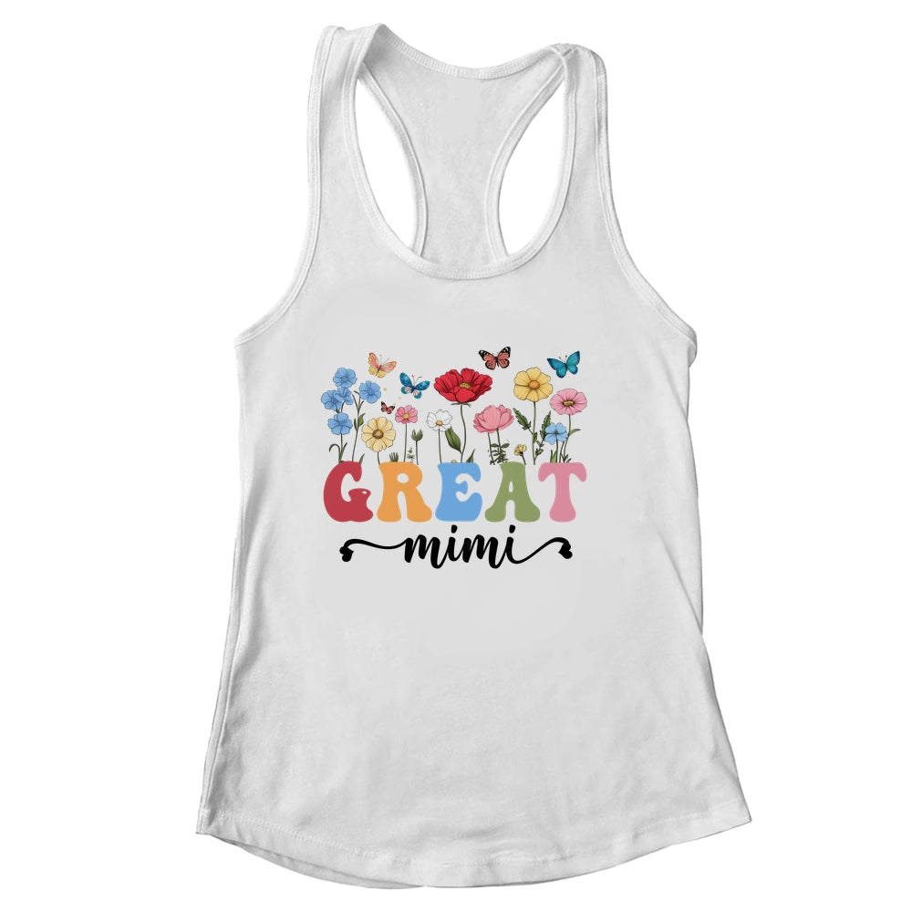 Wildflowers Great Mimi Floral Mother's Day Great Mimi Shirt & Tank Top | siriusteestore