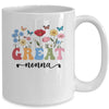 Wildflowers Great Nonna Floral Mother's Day Great Nonna Mug | siriusteestore