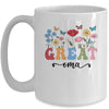 Wildflowers Great Oma Floral Mother's Day Great Oma Mug | siriusteestore