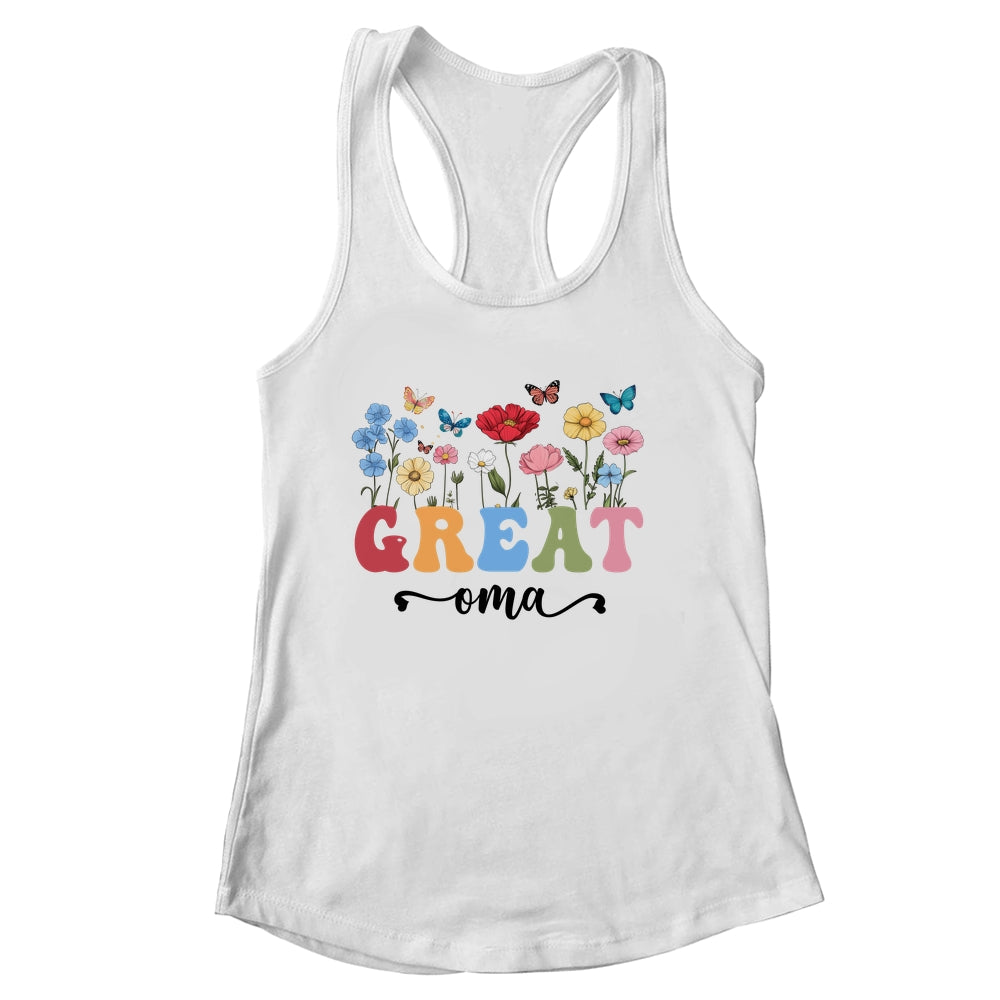 Wildflowers Great Oma Floral Mother's Day Great Oma Shirt & Tank Top | siriusteestore