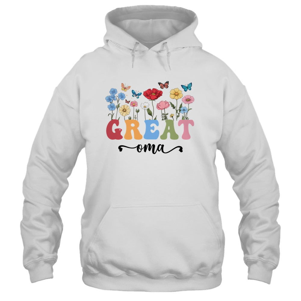 Wildflowers Great Oma Floral Mother's Day Great Oma Shirt & Tank Top | siriusteestore
