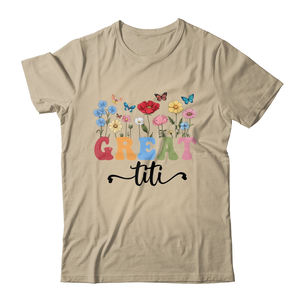 Wildflowers Great Titi Floral Mother's Day Great Titi Shirt & Tank Top | siriusteestore