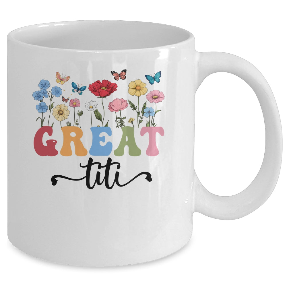 Wildflowers Great Titi Floral Mother's Day Great Titi Mug | siriusteestore