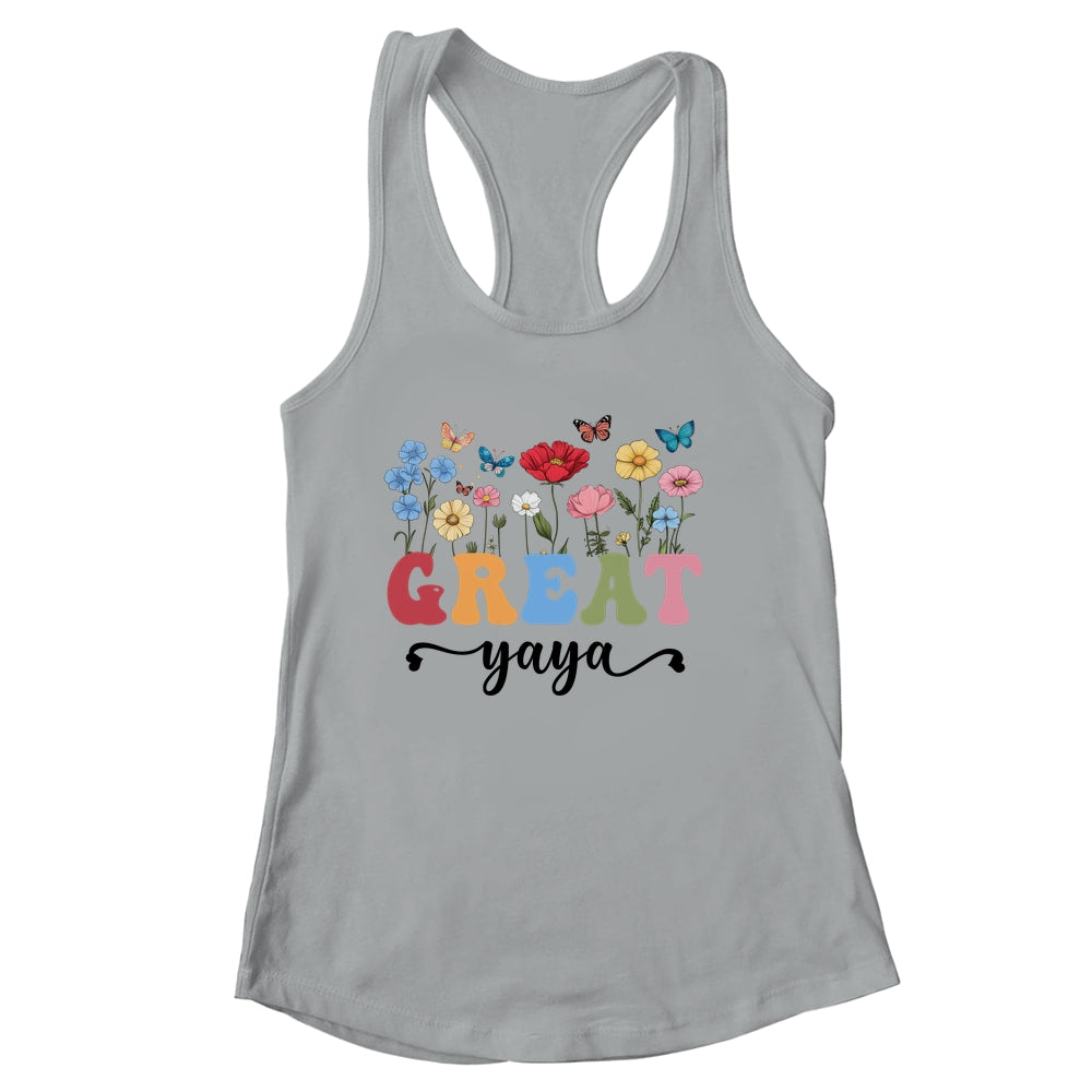 Wildflowers Great Yaya Floral Mother's Day Great Yaya Shirt & Tank Top | siriusteestore