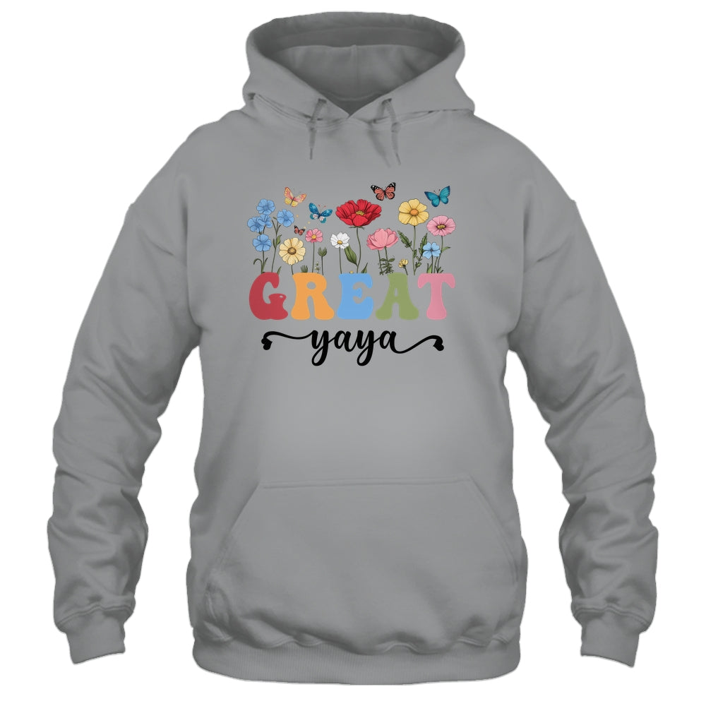 Wildflowers Great Yaya Floral Mother's Day Great Yaya Shirt & Tank Top | siriusteestore