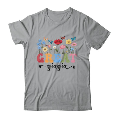 Wildflowers Great Yiayia Floral Mother's Day Great Yiayia Shirt & Tank Top | siriusteestore