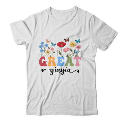 Wildflowers Great Yiayia Floral Mother's Day Great Yiayia Shirt & Tank Top | siriusteestore