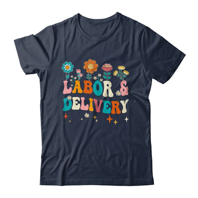 Wildflowers Labor And Delivery Nurse For Women L&D Groovy Shirt & Hoodie | siriusteestore