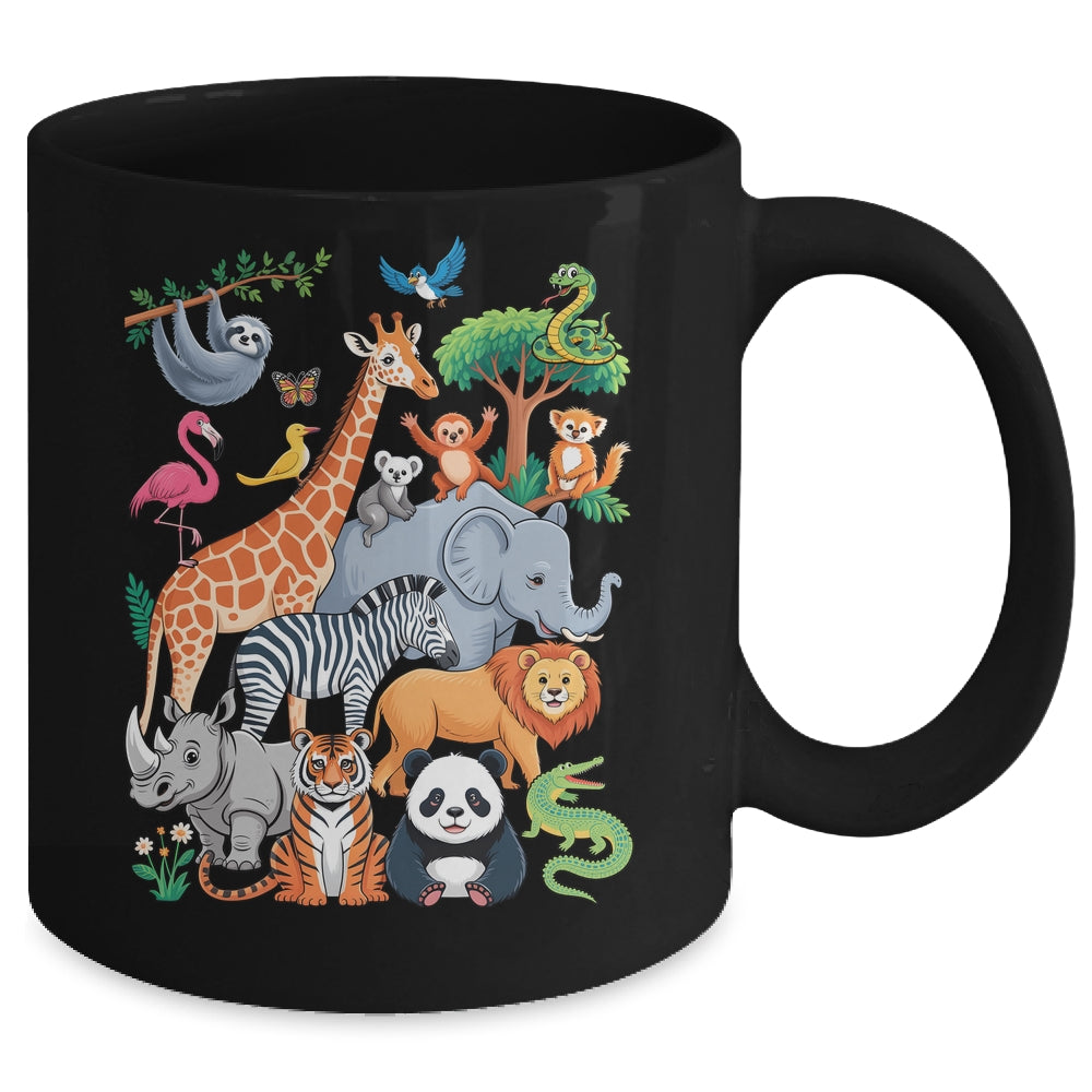 Wildlife Zoo Day Costume Cute Animal Lover Men Women Kids Mug | siriusteestore