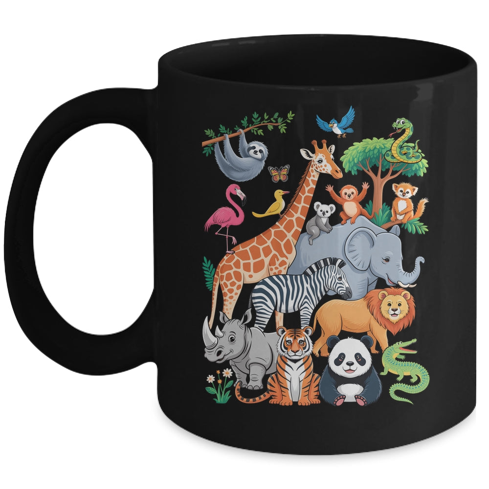 Wildlife Zoo Day Costume Cute Animal Lover Men Women Kids Mug | siriusteestore