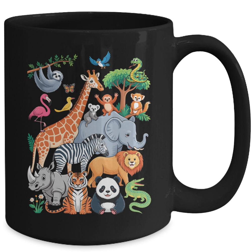 Wildlife Zoo Day Costume Cute Animal Lover Men Women Kids Mug | siriusteestore