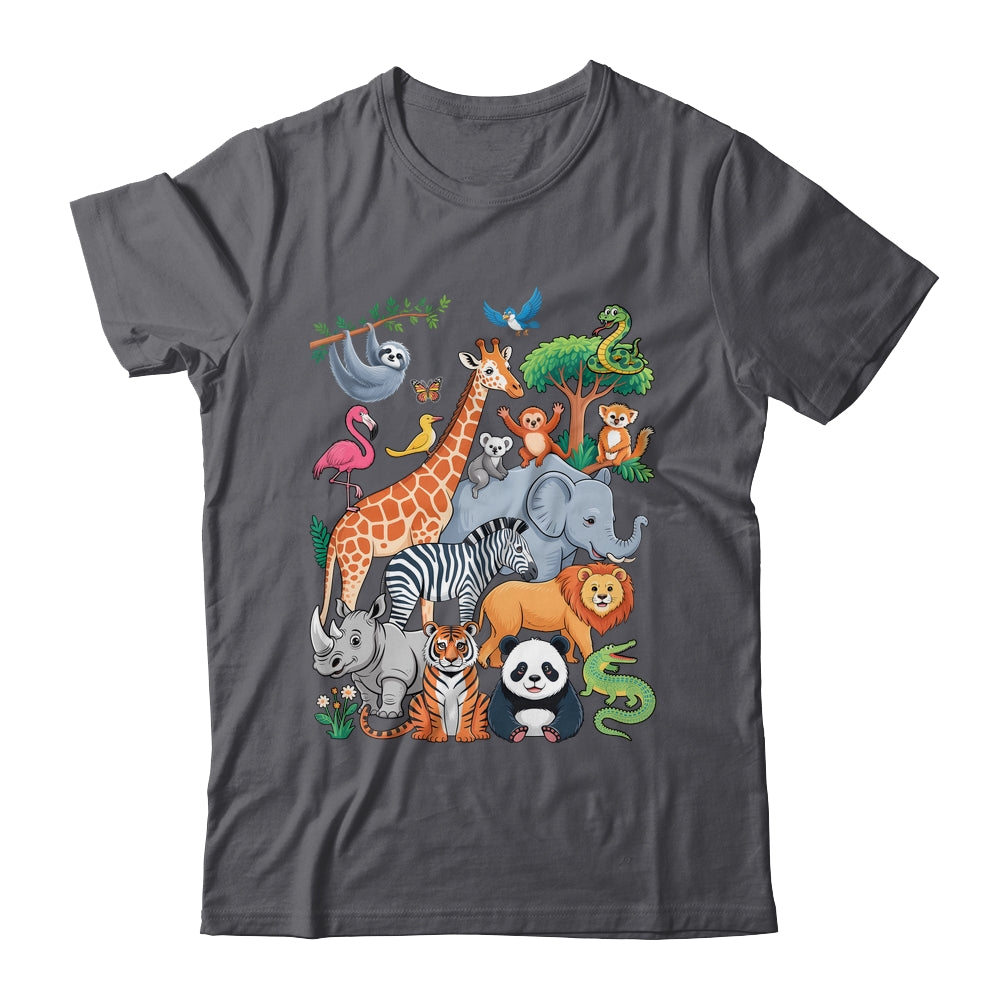 Wildlife Zoo Day Costume Cute Animal Lover Men Women Kids Shirt & Tank Top | siriusteestore