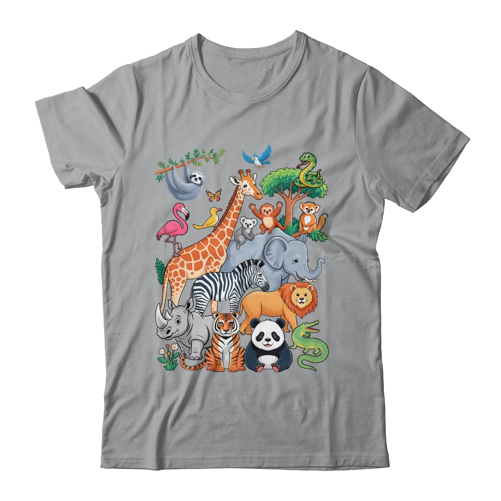 Wildlife Zoo Day Costume Cute Animal Lover Men Women Kids Shirt & Tank Top | siriusteestore