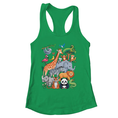 Wildlife Zoo Day Costume Cute Animal Lover Men Women Kids Shirt & Tank Top | siriusteestore