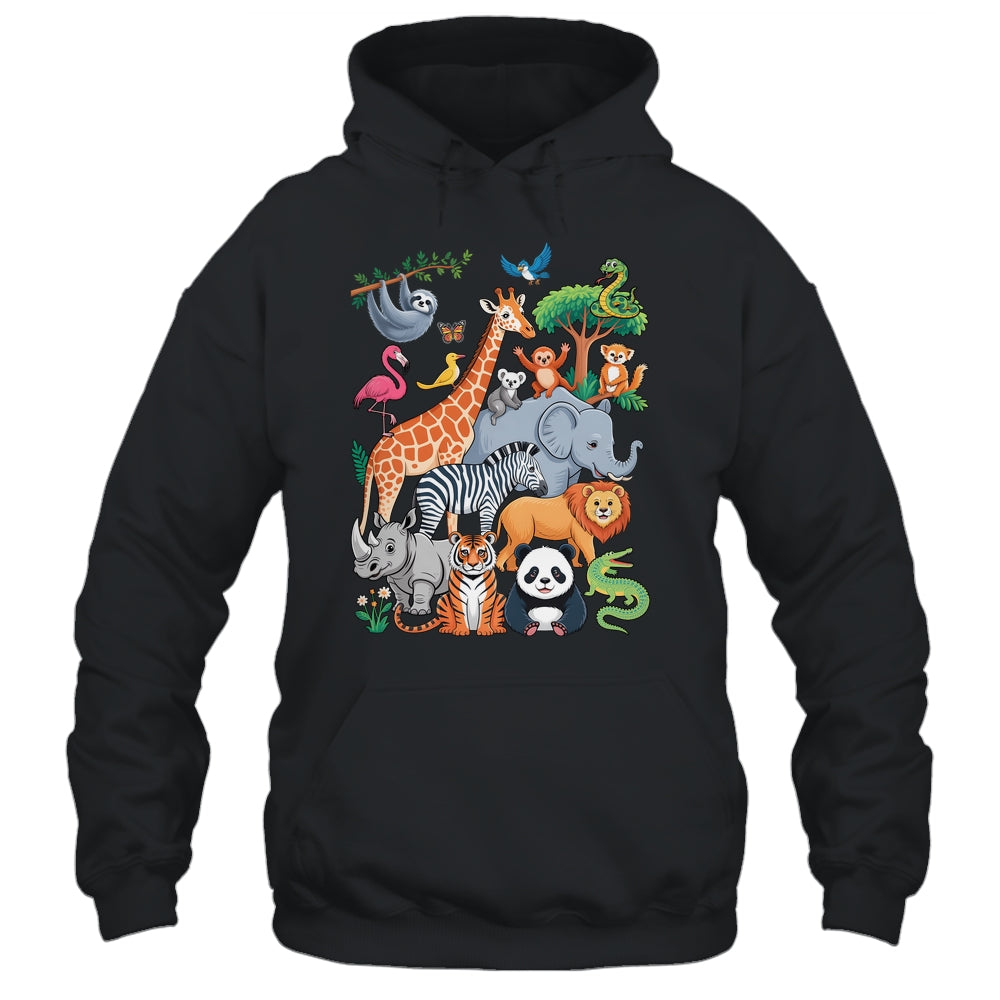 Wildlife Zoo Day Costume Cute Animal Lover Men Women Kids Shirt & Tank Top | siriusteestore