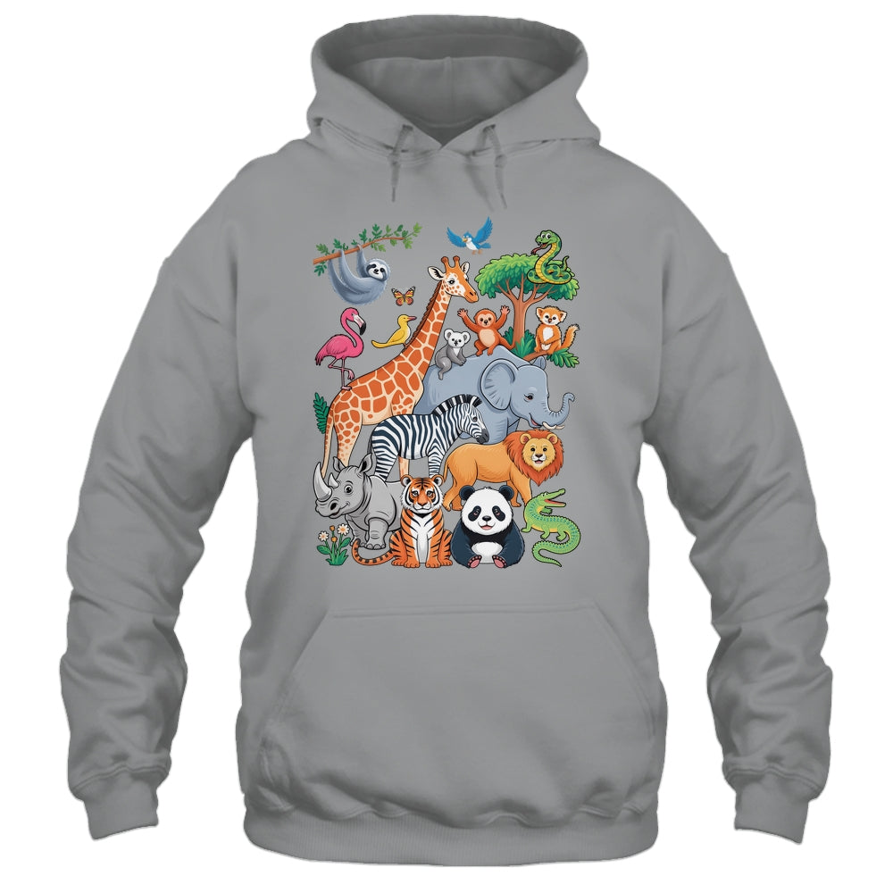 Wildlife Zoo Day Costume Cute Animal Lover Men Women Kids Shirt & Tank Top | siriusteestore