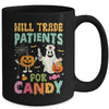 Will Trade Patients For Candy Funny Nurse Halloween Costume Mug | siriusteestore