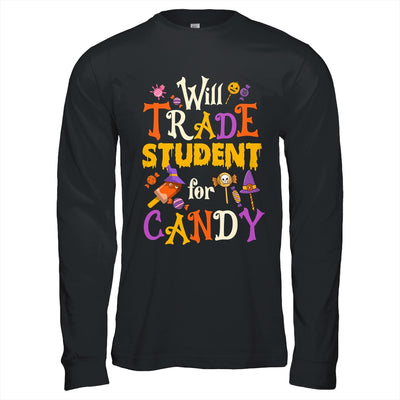 Will Trade Students For Candy Teacher Cute Halloween Costume Shirt & Hoodie | siriusteestore