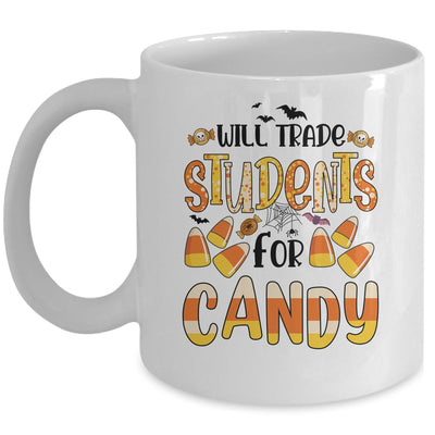 Will Trade Students For Candy Teacher Cute Halloween Mug | siriusteestore