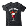 Winedeer Reinbeer Santa Hat Winedeer Couple Xmas Matching Shirt & Sweatshirt | siriusteestore