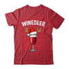 Winedeer Reinbeer Santa Hat Winedeer Couple Xmas Matching Shirt & Sweatshirt | siriusteestore