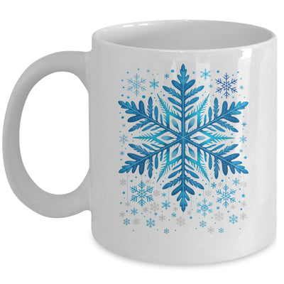 Winter Blue Snowflake Christmas Xmas Costumes Men Women Mug | siriusteestore