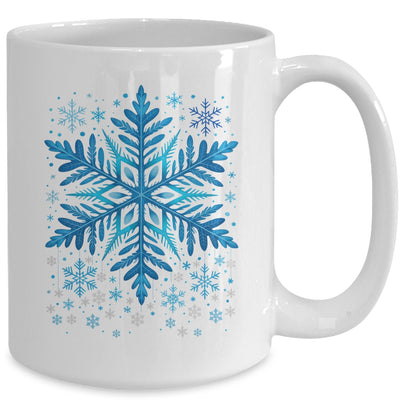 Winter Blue Snowflake Christmas Xmas Costumes Men Women Mug | siriusteestore